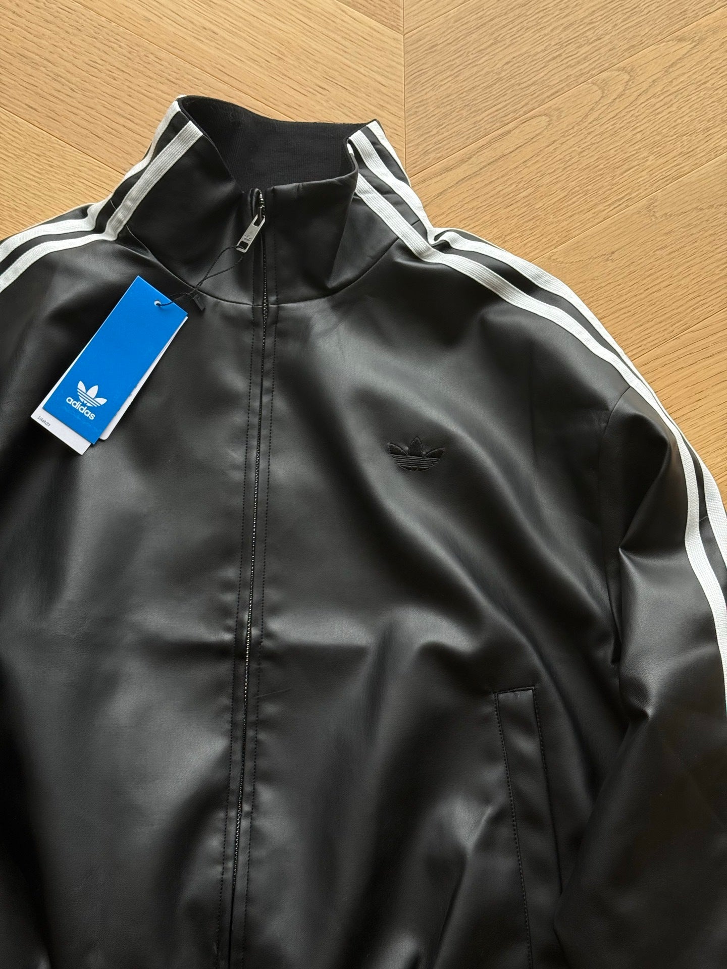 Adidas Originals Pleather 3S Track Top