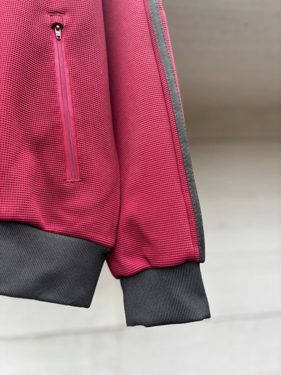 Adidas Originals Knit Track Top Bordeaux + Preto