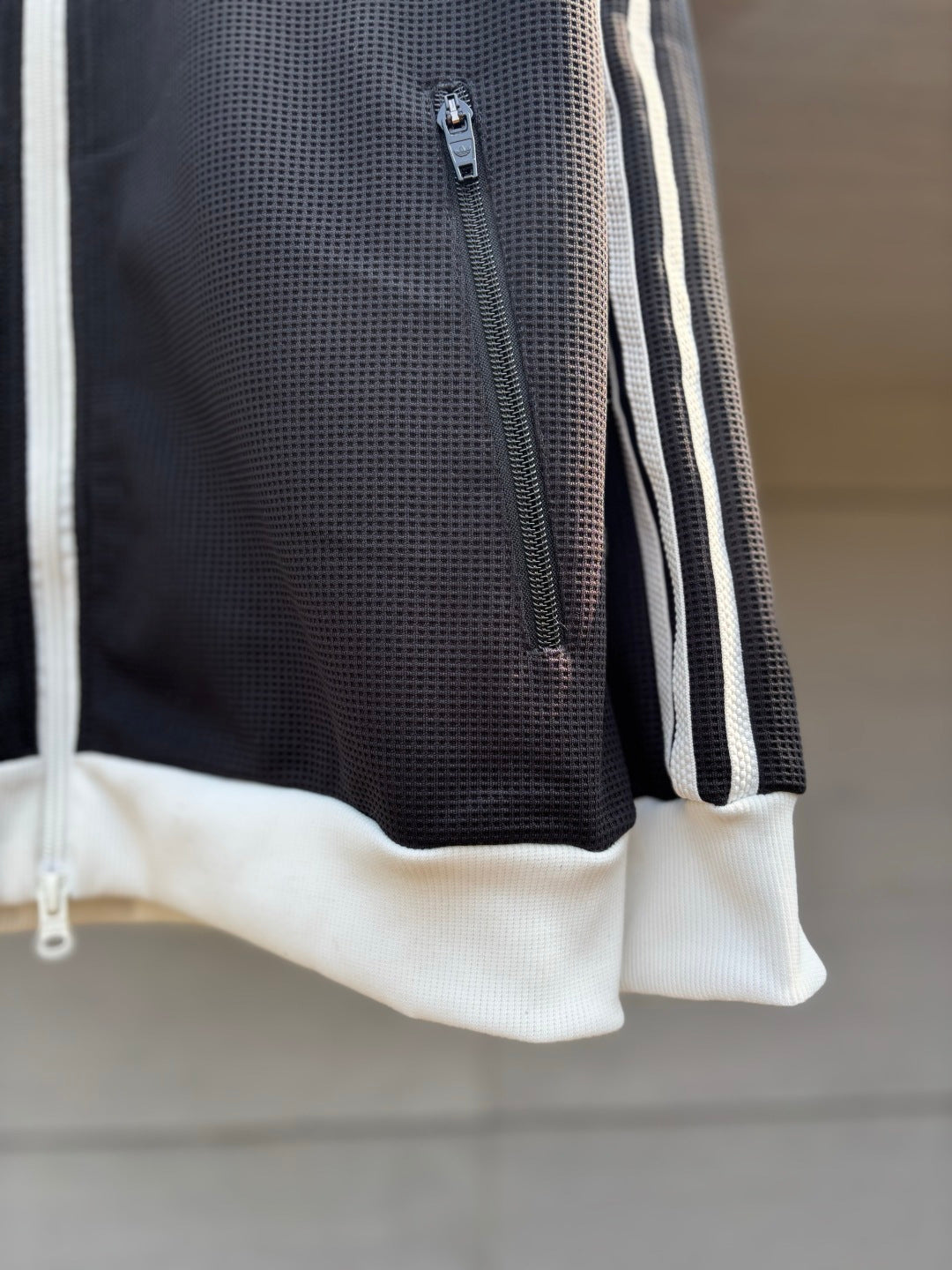 Adidas Originals Knit Track Top Preto + Branco