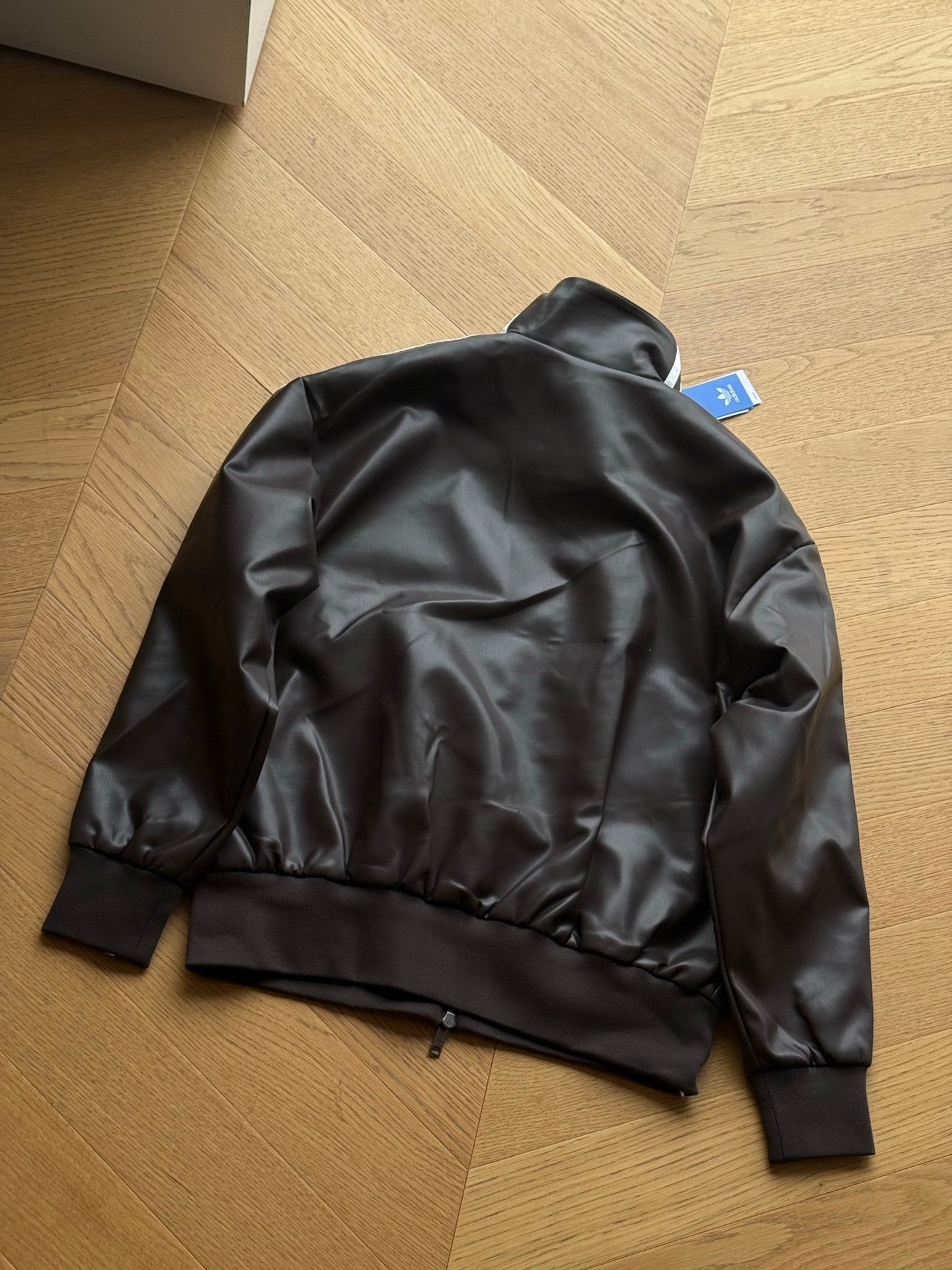 Adidas Originals Pleather 3S Track Top