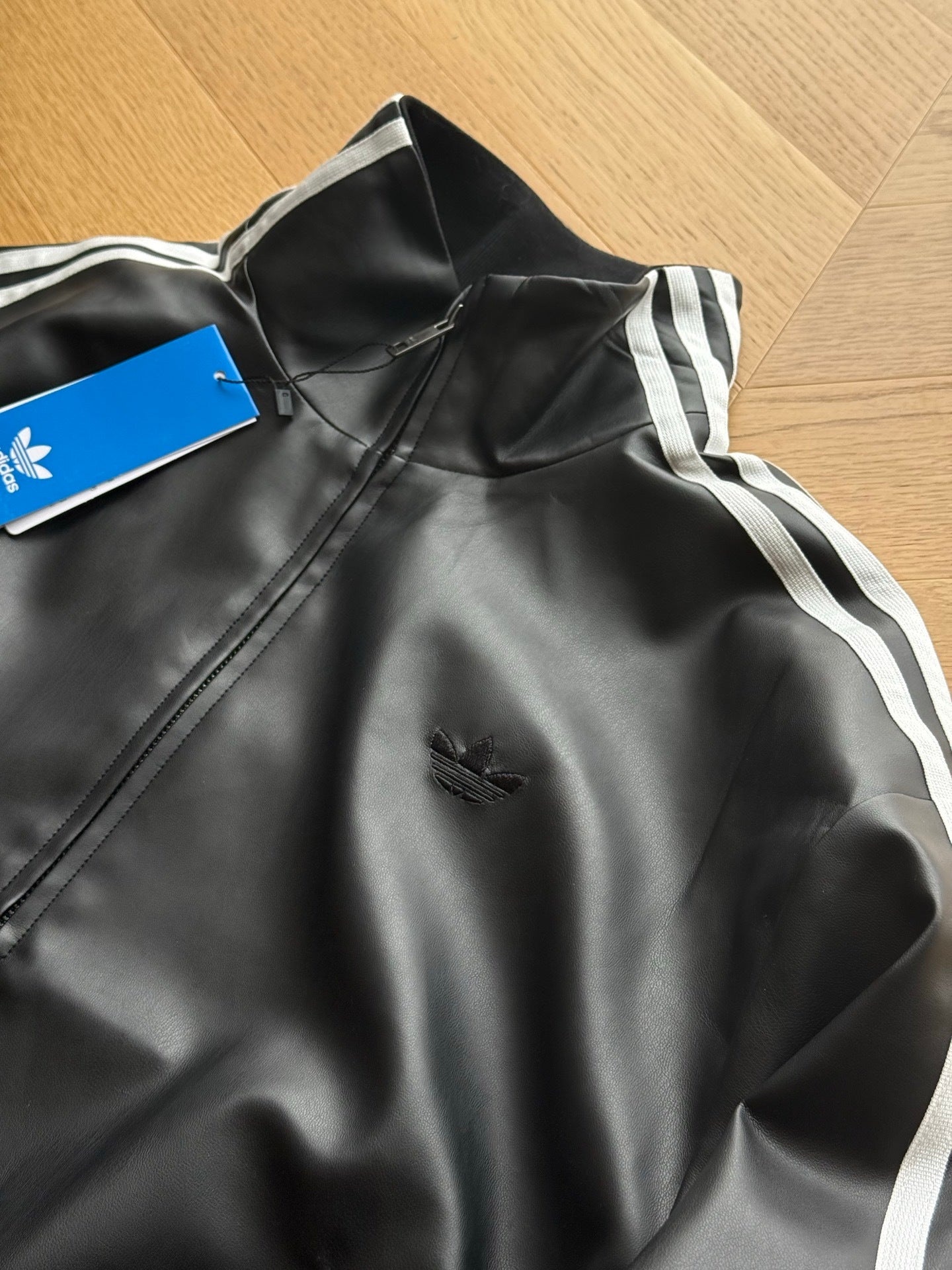 Adidas Originals Pleather 3S Track Top